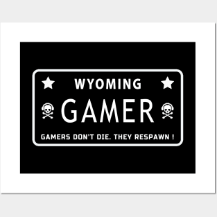 Wyoming State. Gamer. Posters and Art